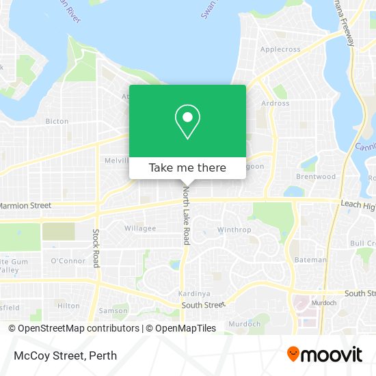 McCoy Street map