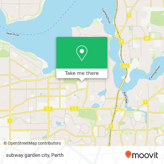 Mapa subway garden city