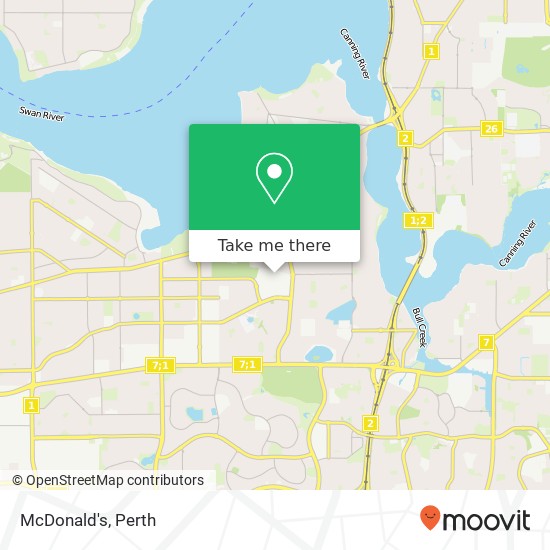 McDonald's map