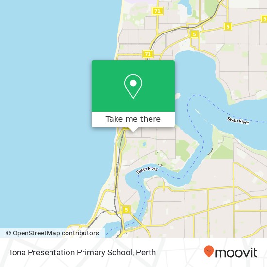 Iona Presentation Primary School map