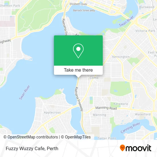 Mapa Fuzzy Wuzzy Cafe