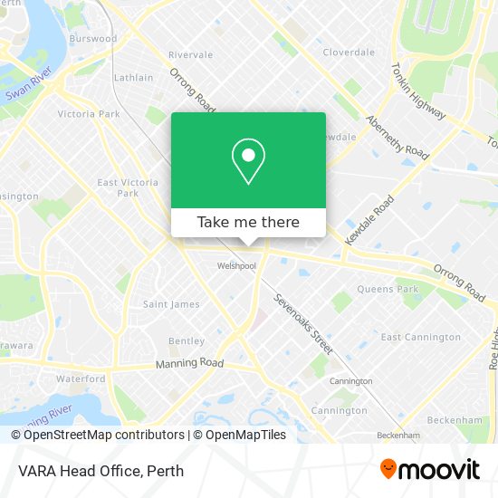 VARA Head Office map