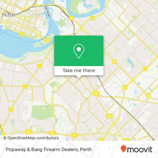 Popaway & Bang Firearm Dealers map