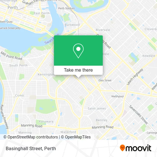 Mapa Basinghall Street