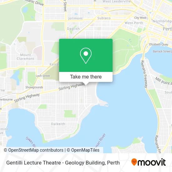Gentilli Lecture Theatre - Geology Building map
