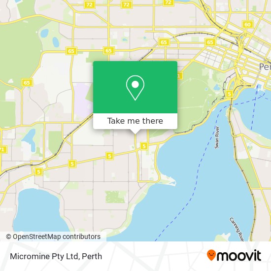 Micromine Pty Ltd map