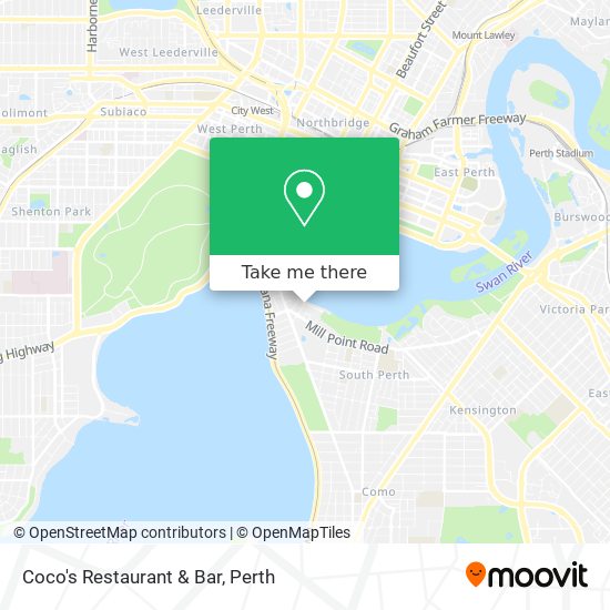 Coco's Restaurant & Bar map