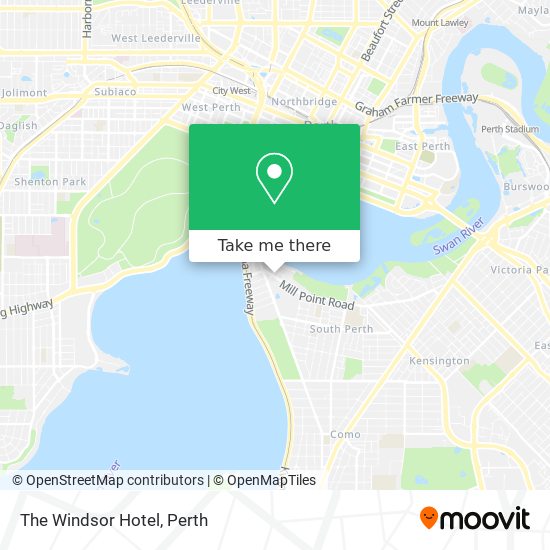The Windsor Hotel map