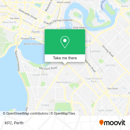 Mapa KFC