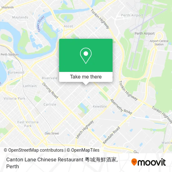 Canton Lane Chinese Restaurant 粵城海鮮酒家 map