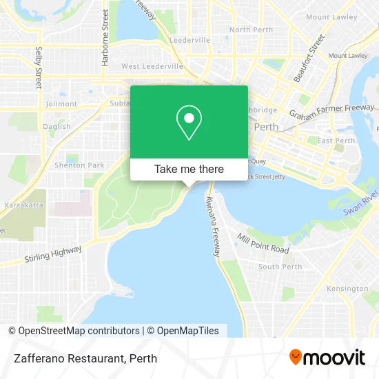 Mapa Zafferano Restaurant