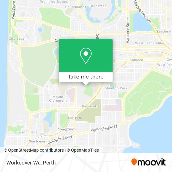 Workcover Wa map