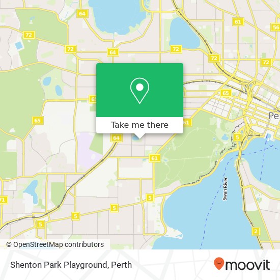 Mapa Shenton Park Playground