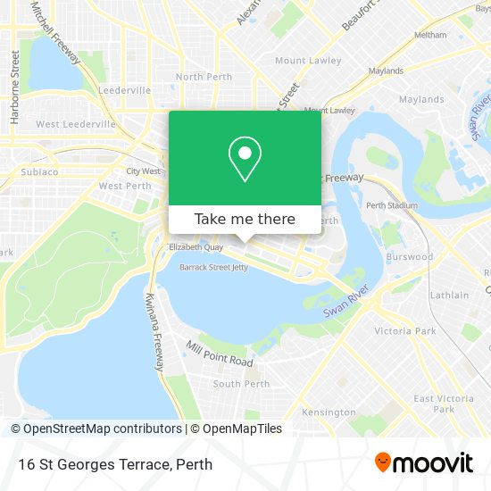 Mapa 16 St Georges Terrace