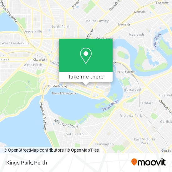 Kings Park map