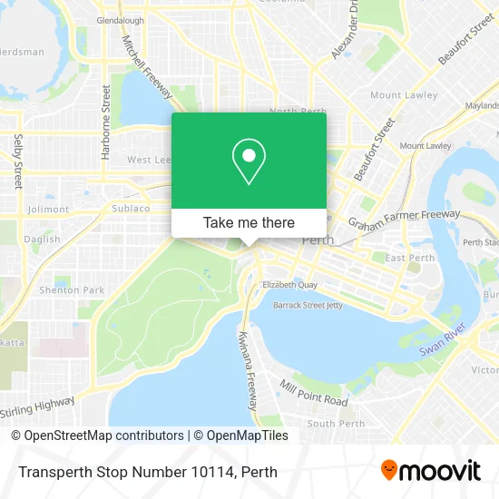 Transperth Stop Number 10114 map