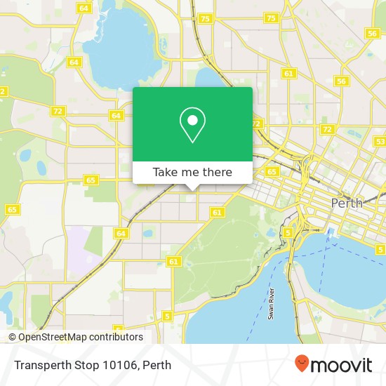 Transperth Stop 10106 map