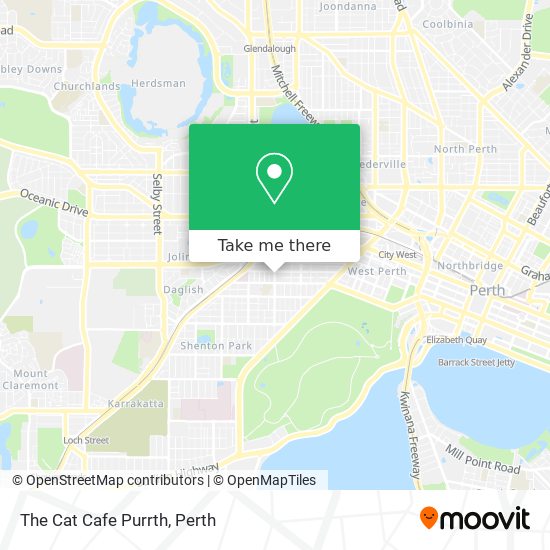 The Cat Cafe Purrth map
