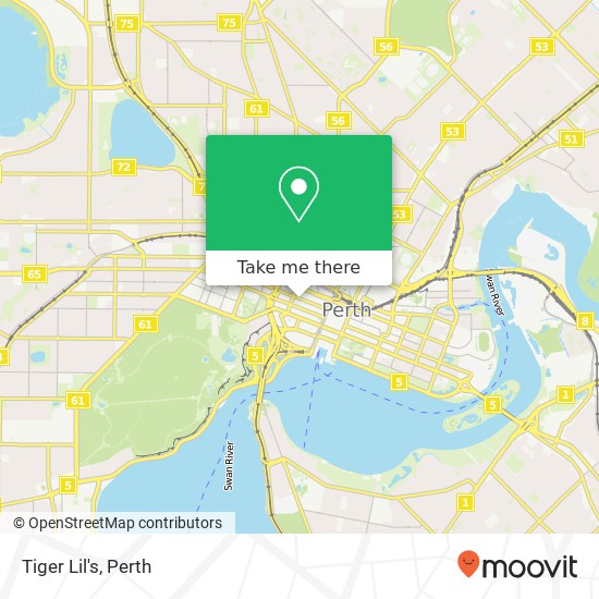 Tiger Lil's map