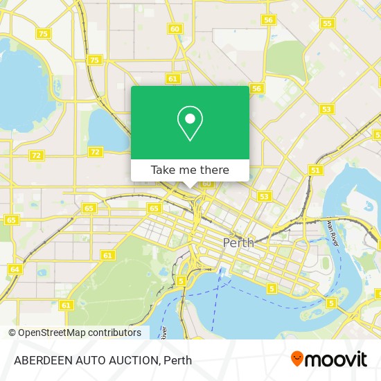 Mapa ABERDEEN AUTO AUCTION