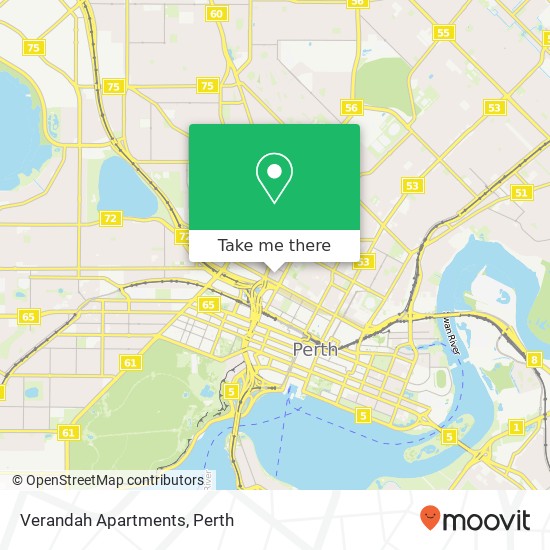 Verandah Apartments map