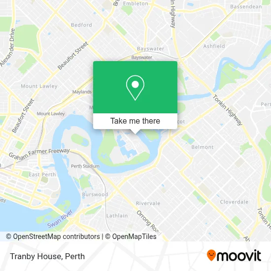 Mapa Tranby House