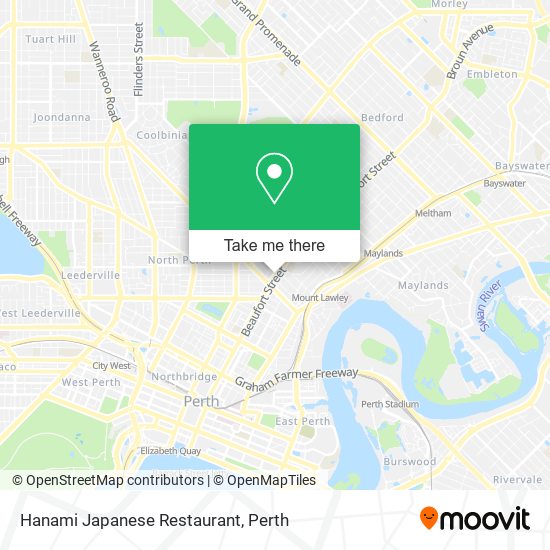 Mapa Hanami Japanese Restaurant
