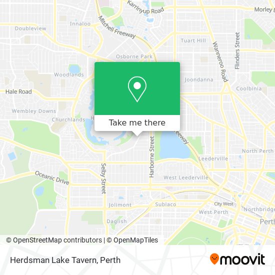 Herdsman Lake Tavern map