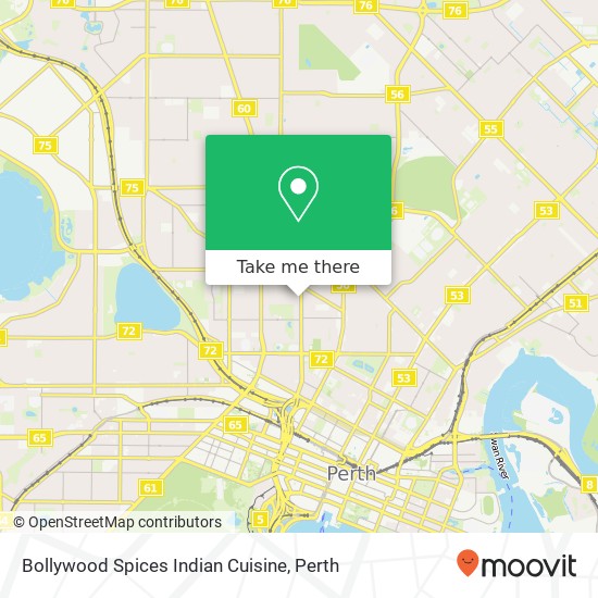 Mapa Bollywood Spices Indian Cuisine