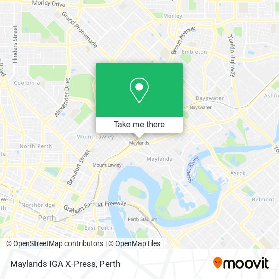 Maylands IGA X-Press map