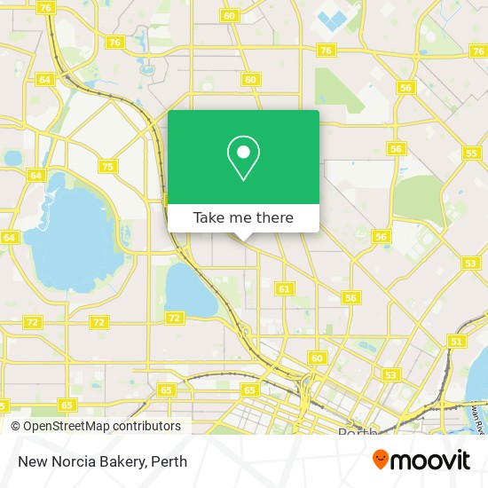 Mapa New Norcia Bakery