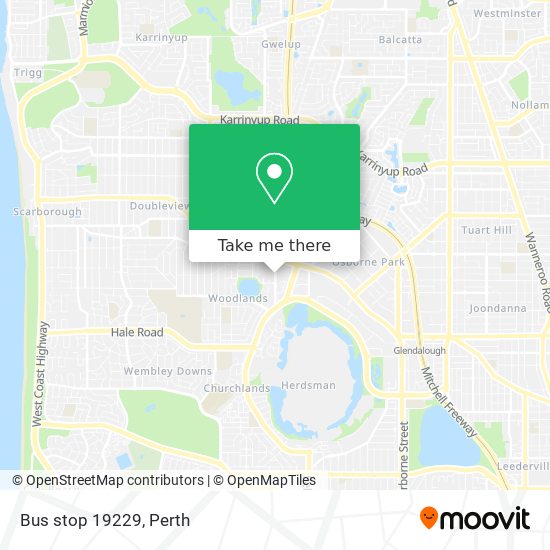 Bus stop 19229 map