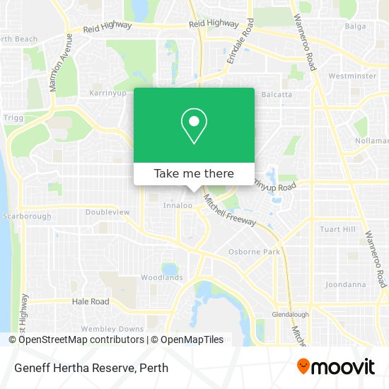 Geneff Hertha Reserve map