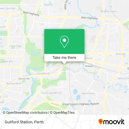 Mapa Guilford Station
