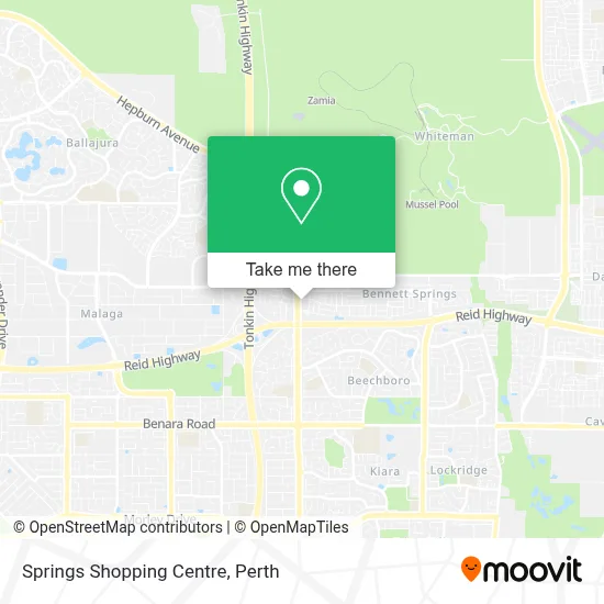 Mapa Springs Shopping Centre