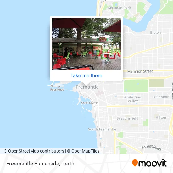 My Location To Esplanade How To Get To Freemantle Esplanade In Fremantle By Bus Or Train?