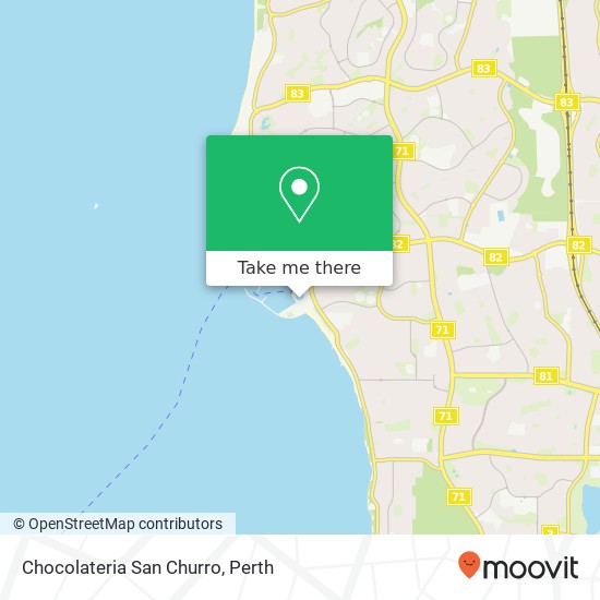 Chocolateria San Churro map