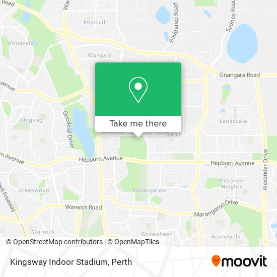 Kingsway Indoor Stadium map