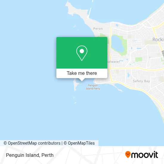 Mapa Penguin Island