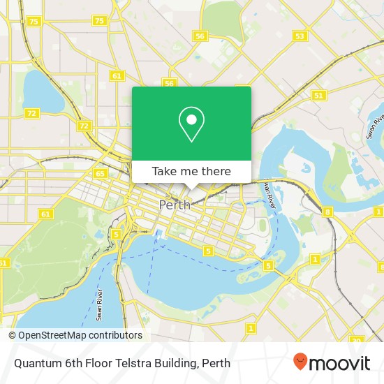 Mapa Quantum 6th Floor Telstra Building