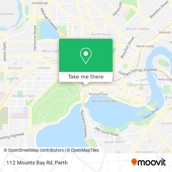 112 Mounts Bay Rd map
