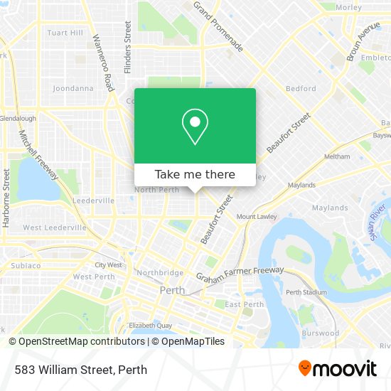 583 William Street map