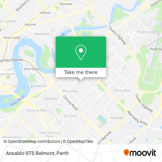 Ansaldo-STS Belmont map