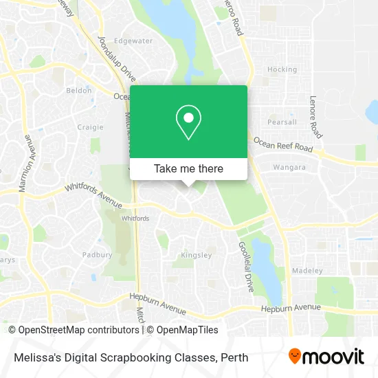 Mapa Melissa's Digital Scrapbooking Classes