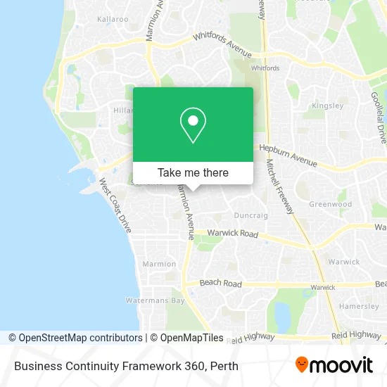 Mapa Business Continuity Framework 360