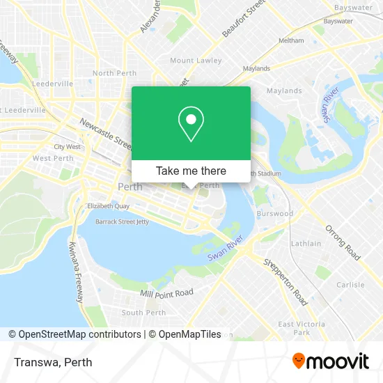 Mapa Transwa