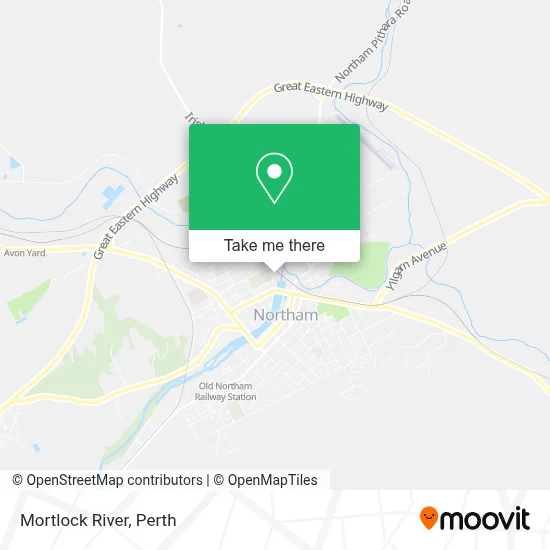 Mapa Mortlock River