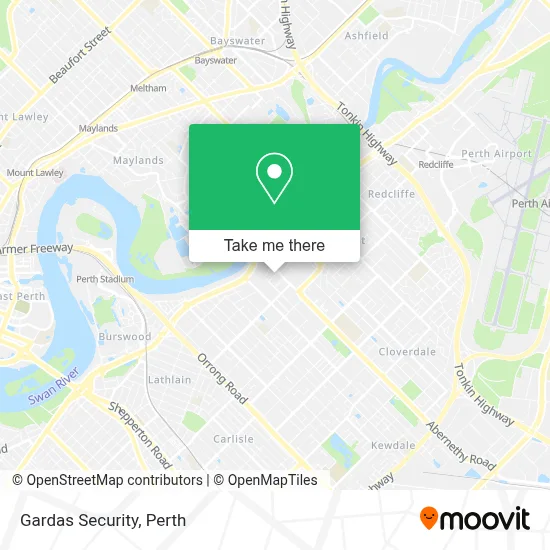 Mapa Gardas Security