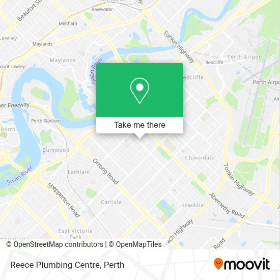 Mapa Reece Plumbing Centre