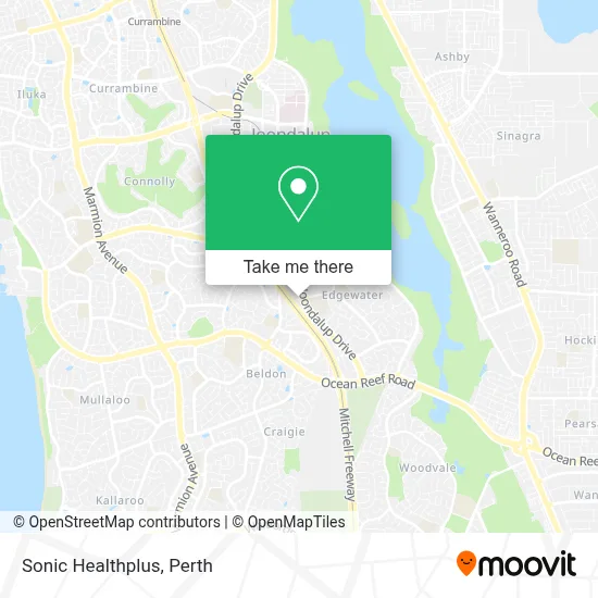Mapa Sonic Healthplus